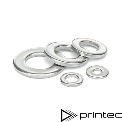 Нержавеющая шайба M3 DIN 125 сталь A2 M3x7x0.5 Stainless steel washer AISI 304