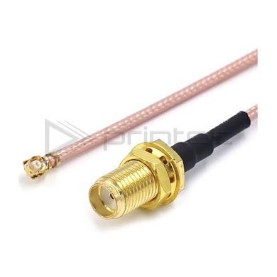 Пигтейл IPEX uFL - SMA Female (Мама), антенный переходник L=10см, RG178