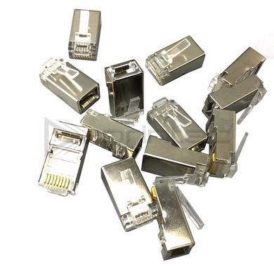 Разъём RJ45 экранированный, категория 6 (Cat.6 STP), для гигабитных сетей