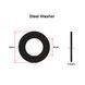 Шайба M4 DIN 125 M4x8x0.8 клас міцності 8.8 Steel Washer