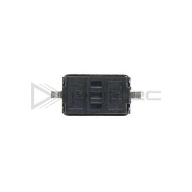 Кнопка тактовая 3*6*2.5 мм белая, SMD, нажимная On-Off