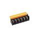 Клемна колодка HB9500-6P бар'єрна 9.5мм з відкидною кришкою, 30A, 300V, 6 PIN