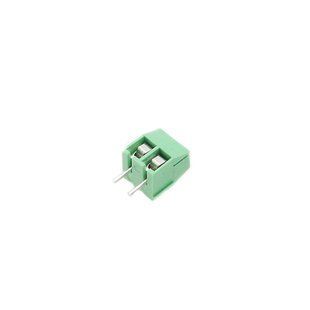 Гвинтовий клемник KF350-2Р 3.5мм зелений 300V 10A 2PIN