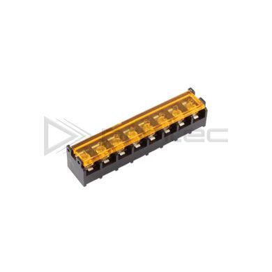 Клеммная колодка HB9500-8P барьерная 9.5мм с откидной крышкой, 30A, 300V, 8 PIN