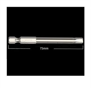 Біта H6 BROPPE L=75мм посилена шестигранна 1/4" HEX