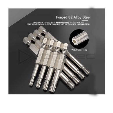 Бита T10 TORX BROPPE L=200мм усиленная 1/4" HEX