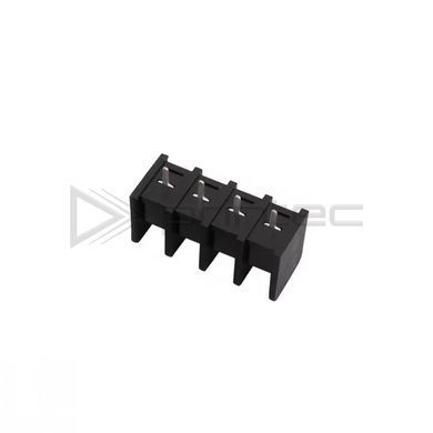 Терминал барьерный KF55C-4P барьерный 10мм, под пайку, 30A, 300V, 4 PIN