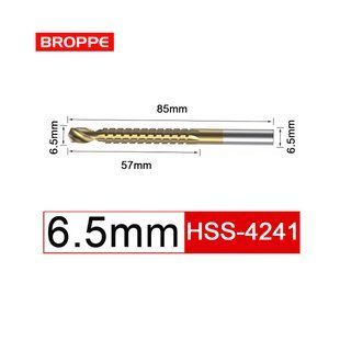 Свердло-фреза &Oslash;6.5мм пилкове по дереву BROPPE HSS-4241