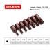 Набір біт TORX, 7шт. T20-T55, довжина L=30мм, шестигранник 10мм BROPPE