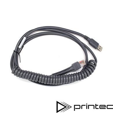 Coiled 2.75m USB кабель для сканерів Motorola Symbol / Zebra (CBA-U12-C09ZAR)