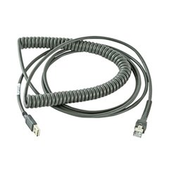 Coiled 4.57m USB кабель для сканерів Motorola Symbol / Zebra (CBA-U29-C15ZAR)