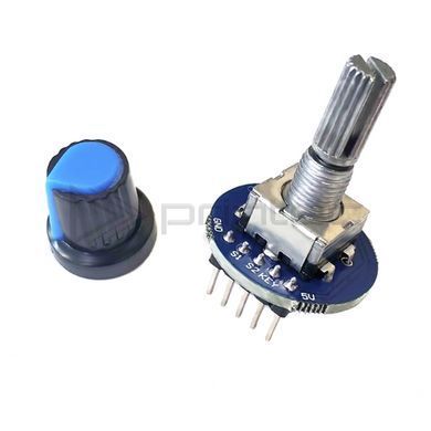 Модуль поворотного энкодера с кнопкой для Arduino
