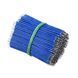 Перемички для макетних плат 8 см (сині), 24AWG, 300V, 80 &deg; C, 100 шт/уп