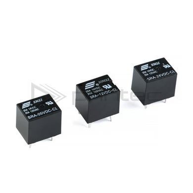 Реле Songle SRA-24VDC-CL 20A 24В 5 контактов T74 черный