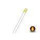 Жовтий світлодіод 3 мм LED, жовтий корпус, напруга 1.8&ndash;2.2 В, 1G-0419-1000