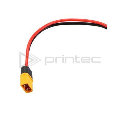 Amass XT60H-M.012 коннектор папа с защитным кожухом и силиконовым кабелем 12AWG, длина 10 см, штекер XT60H-M