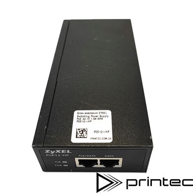 Блок живлення ZYXEL Switching Power Supply PoE 42.1V 1.5A 63W POE12-HP POE12-HP фото