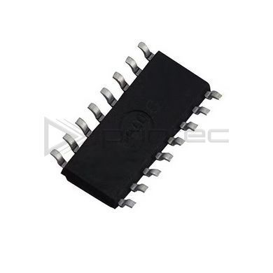 Однопортовый сетевой трансформатор HanRun HR641680E SMD 16-PIN