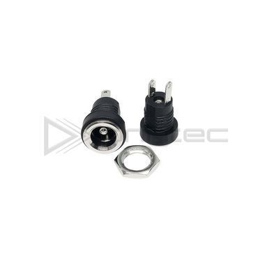 Роз&rsquo;єм живлення DC-022B 5.5x2.1мм гніздо із гайкою DC 50V 1A