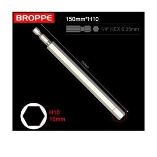 Біта H10 BROPPE L=150мм посилена шестигранна 1/4" HEX