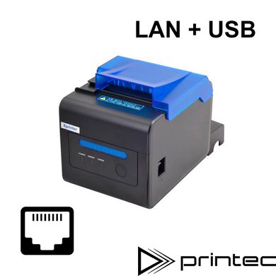 Чековий принтер Xprinter XP-T300L LAN (Ethernet) + USB