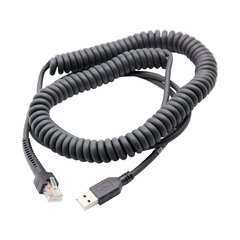 Coiled 4.57m USB кабель для сканерів Motorola Symbol / Zebra (CBA-U09-C15ZAR)