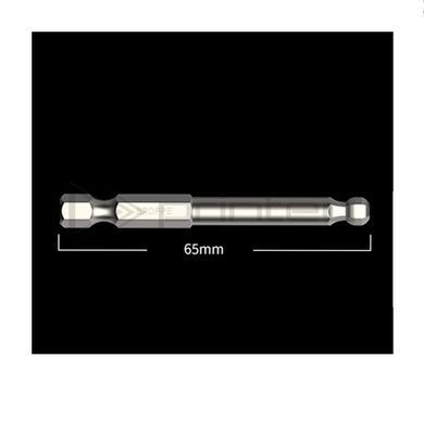 Біта H2.5 з кульовою головкою BROPPE L=65мм посилена шестигранна 1/4" HEX