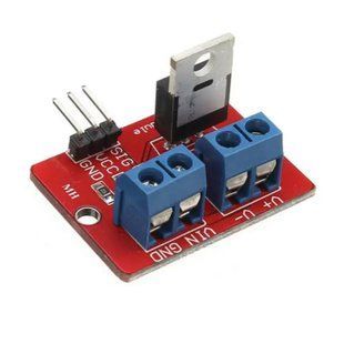 Модуль перемикача MOSFET IRF520, силовий ключ 5А, 0-24V, PWM