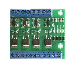 Модуль перемикача MOSFET 4-канальний з оптоізоляцією, 10А на канал, 3.7-27V, PWM