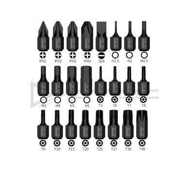 Бита T6 TORX L=18мм короткая усиленная S2 BROPPE 1/4" HEX