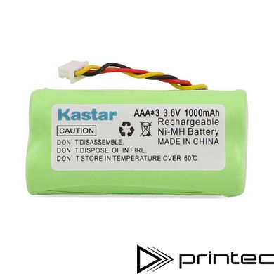Аккумуляторная батарея Kastar 3.6V 1000mAh для сканера штрих кодов Zebra / Motorola Symbol LS4278, LI4278, DS6878