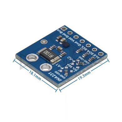 Модуль монитора тока и напряжения INA231, I&sup2;C, 28 В, двунаправленный