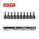 Біта T7 TORX L=18мм коротка посилена S2 BROPPE 1/4" HEX