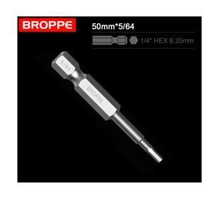 Біта шестигранна дюймова 5/64 BROPPE L=50мм 1/4" HEX
