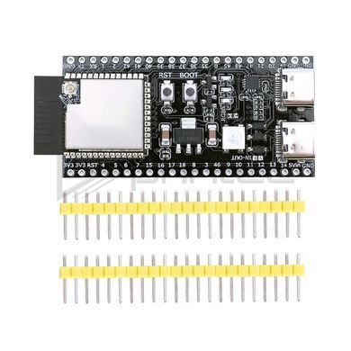 Плата разработки ESP32-S3 N16R8 DevKitC-1, 16MB Flash, 8MB PSRAM IPEX/U.FL, Wi-Fi, BT 5, 2xUSB Type-C