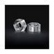 Прозрачная акриловая гайка М4 пластиковая шестиугольная, M4 Transparent plastic nut