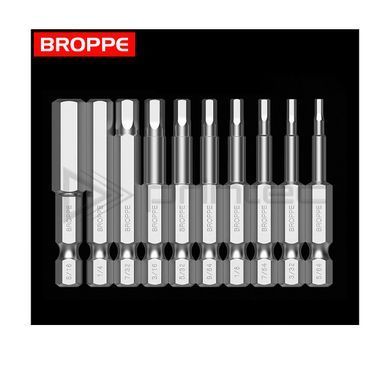 Бита шестигранная дюймовая 3/32 BROPPE L=50мм 1/4" HEX