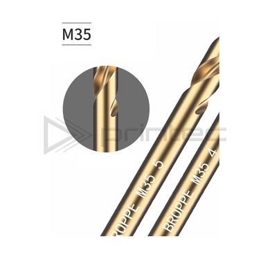 Сверло &Oslash;5.2мм по металлу кобальтовое BROPPE M35 HSS-Co