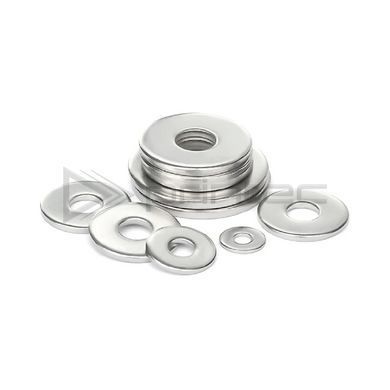 Нержавіюча шайба M6 DIN 125 сталь A2 M6x30x2 Stainless Steel Washer AISI 304