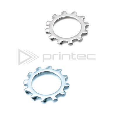 Стопорная нержавеющая шайба М3 с наружными зубьями Locking Washer M3 DIN 6798A AISI 304