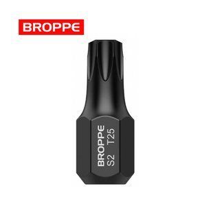 Біта T25 TORX L=18мм коротка посилена S2 BROPPE 1/4" HEX