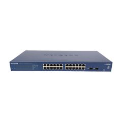 Комутатор NETGEAR 24-Port Gigabit Ethernet Smart Switch з 2 SFP Ports, GS724T