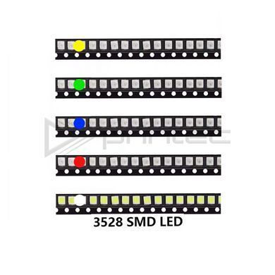 Светодиод теплый белый 3528 SMD LED, высокой яркости
