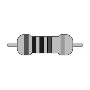 Резистор 33 Ом 5Вт Металлоплёночный, точность 1% MFR, 33R 5W