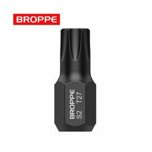 Біта T27 TORX L=18мм коротка посилена S2 BROPPE 1/4" HEX