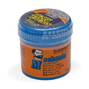Паяльная паста Mechanic V8B45, бессвинцовая, 138&deg;C, 60 г