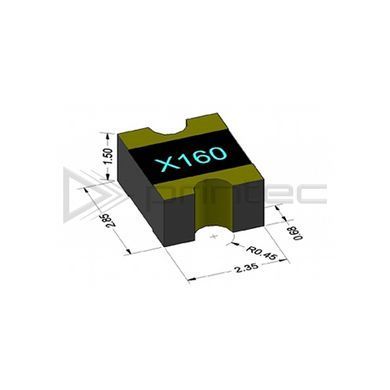 Вибрационный переключатель JYX-1210-X160, SMD сенсор встряски, однокульковый