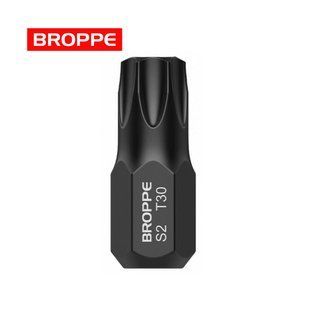 Біта T30 TORX L=18мм коротка посилена S2 BROPPE 1/4" HEX