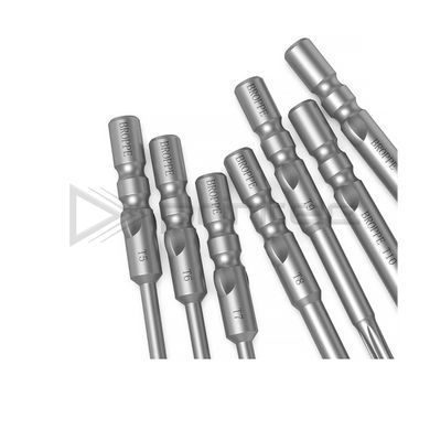 Бита TORX T15 L=40 мм с круглым хвостовиком &Oslash;4 мм стандарт 800 Wing Shank BROPPE