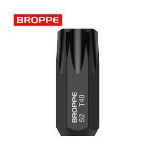 Біта T40 TORX L=18мм коротка посилена S2 BROPPE 1/4" HEX